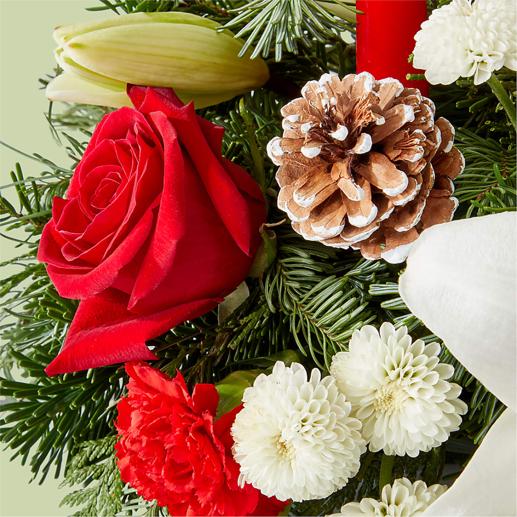 Seasonal Festivities Centerpiece – BEBE'S FLOWER SHOP, Los Angeles CA