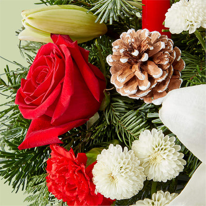 Seasonal Festivities Centerpiece – BEBE'S FLOWER SHOP, Los Angeles CA