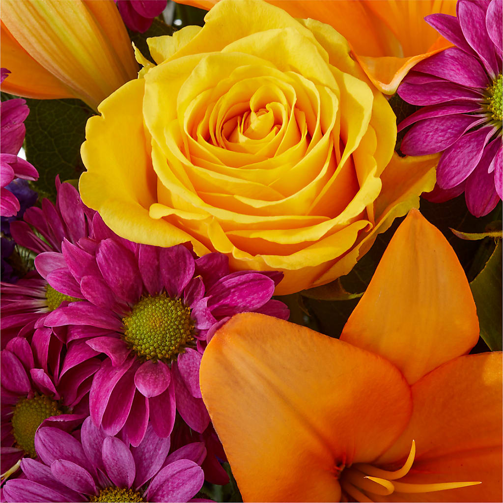 Colorful Visions Bouquet – BEBE'S FLOWER SHOP, Los Angeles CA