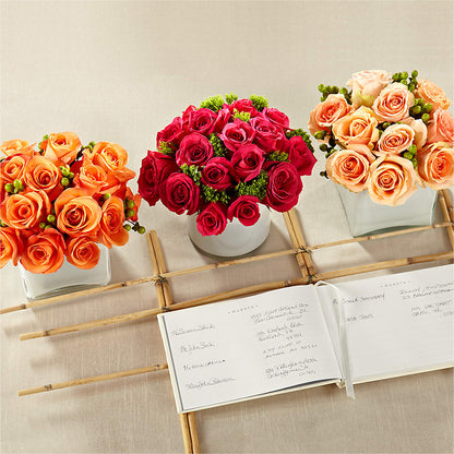 Dawn Rose Centerpiece – BEBE'S FLOWER SHOP, Los Angeles CA