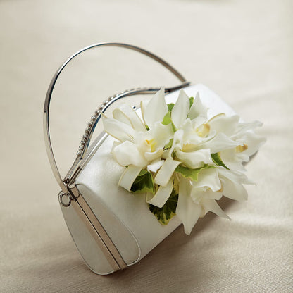 White Purse Decor – BEBE'S FLOWER SHOP, Los Angeles CA